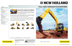 Pásová rypadla New Holland E160