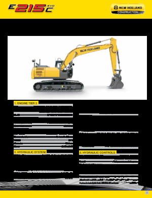 Pásová rypadla New Holland E215C EVO