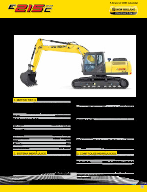 Pásová rypadla New Holland E215C EVO