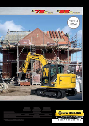 Pásová rypadla New Holland E75C SR LC