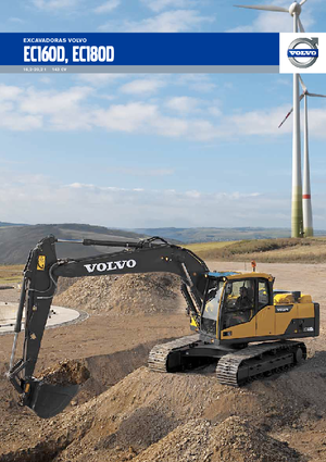 Pásová rypadla Volvo EC160DL