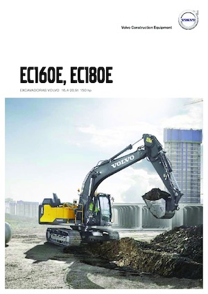 Pásová rypadla Volvo EC160ENL