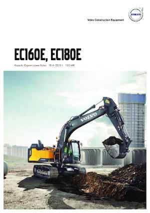 Pásová rypadla Volvo EC160ENL