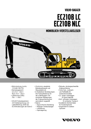 Pásová rypadla Volvo EC210BLC