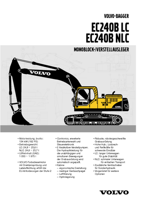 Pásová rypadla Volvo EC240BLC