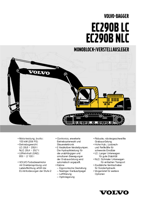 Pásová rypadla Volvo EC290BLC