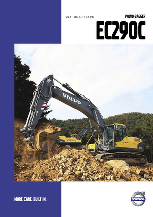 Pásová rypadla Volvo EC290CL
