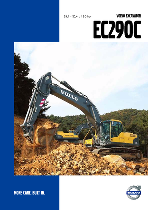 Pásová rypadla Volvo EC290CL