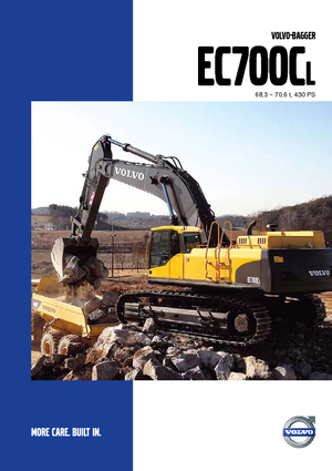 Pásová rypadla Volvo EC700CL