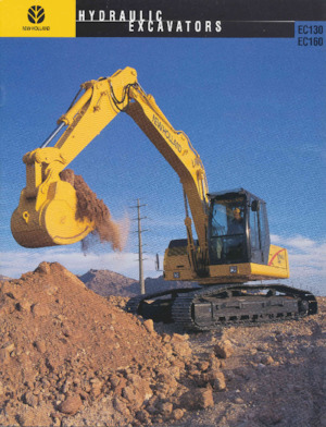 Pásová rypadla New Holland EC160