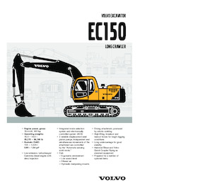 Pásová rypadla Volvo EC150