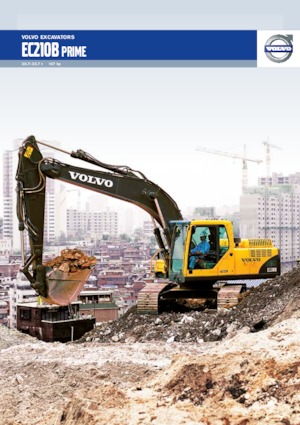 Pásová rypadla Volvo EC210B Prime