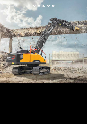 Pásová rypadla Volvo EC300E Straight Boom L