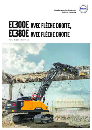 Pásová rypadla Volvo EC380ENL Straight boom