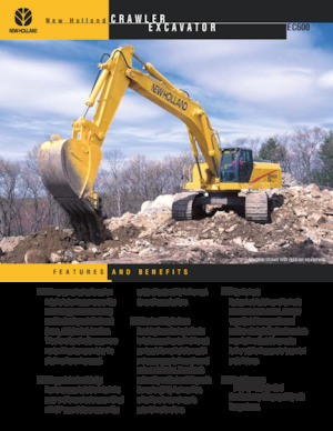 Pásová rypadla New Holland EC600