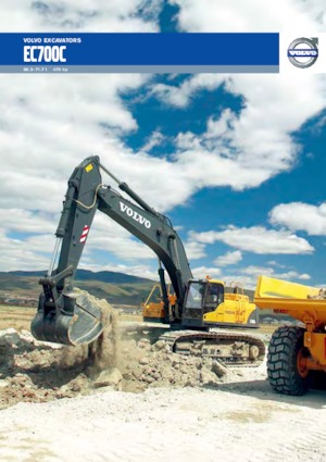 Pásová rypadla Volvo EC700C