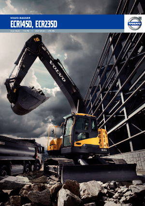 Pásová rypadla Volvo ECR145DL