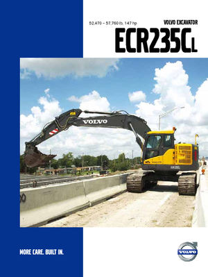 Pásová rypadla Volvo ECR235CL