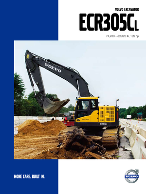 Pásová rypadla Volvo ECR305CL