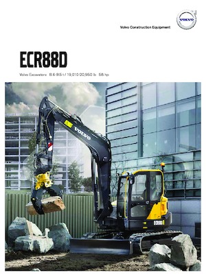Pásová rypadla Volvo ECR88D