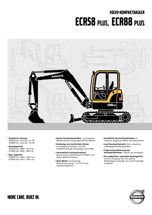 Pásová rypadla Volvo ECR88