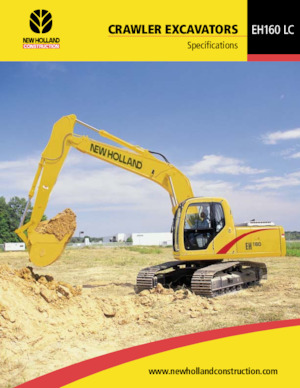 Pásová rypadla New Holland EH160 LC