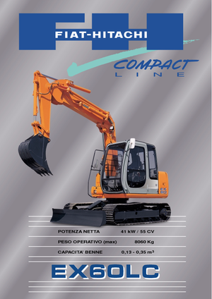 Pásová rypadla Fiat-Hitachi EX 60 LC 5