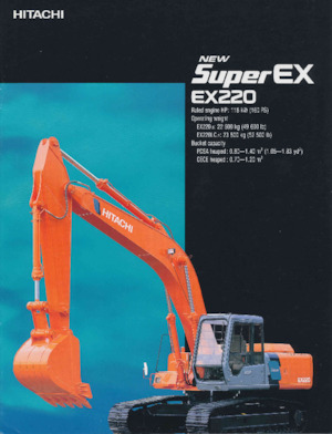 Pásová rypadla Hitachi EX220