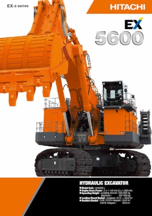 Pásová rypadla Hitachi EX5600-6