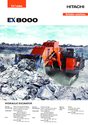 Pásová rypadla Hitachi EX8000-7