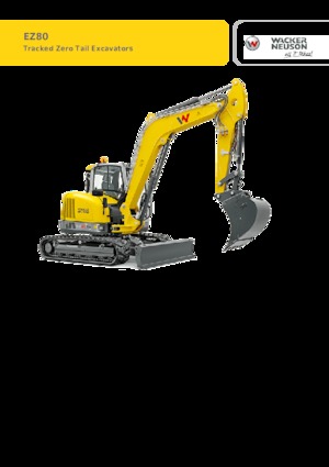 Pásová rypadla Wacker Neuson EZ80