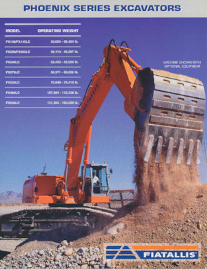 Pásová rypadla Fiatallis FX240LC