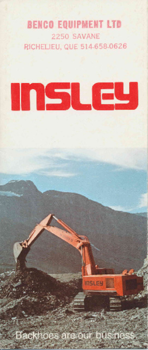 Pásová rypadla Insley H-2500C