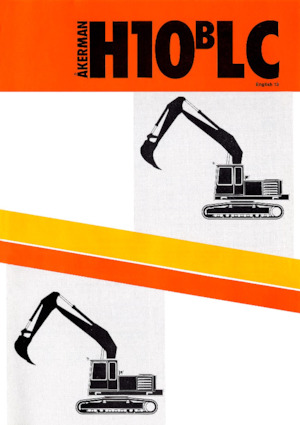 Pásová rypadla Akerman-Volvo H10BLC