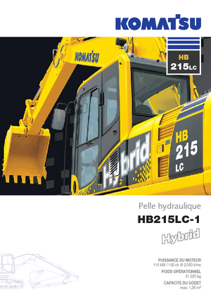 Pásová rypadla Komatsu HB215LC-1