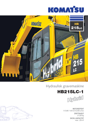 Pásová rypadla Komatsu HB215LC-1