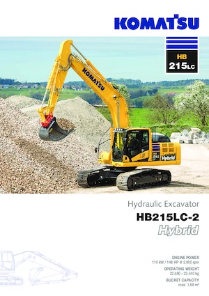 Pásová rypadla Komatsu HB215LC-2 