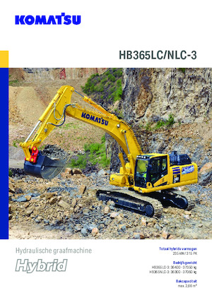 Pásová rypadla Komatsu HB365LC-3E0
