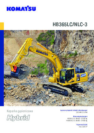 Pásová rypadla Komatsu HB365LC-3E0