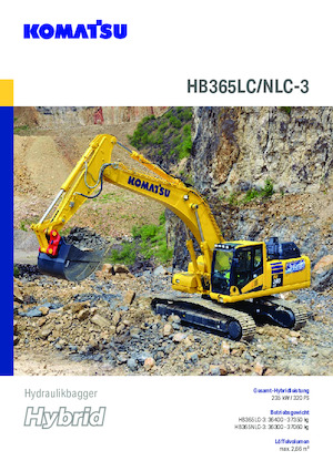 Pásová rypadla Komatsu HB365NLC-3E0