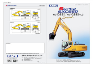 Pásová rypadla Kato HD1023II Special