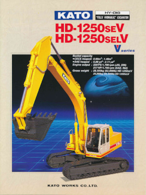 Pásová rypadla Kato HD1250SEV