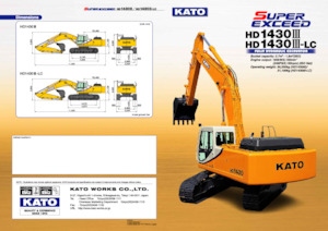 Pásová rypadla Kato HD1430III-LC