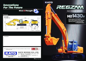 Pásová rypadla Kato HD1430V