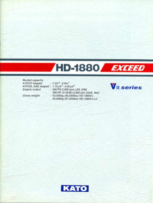 Pásová rypadla Kato HD1880VII EXCEED