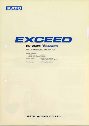 Pásová rypadla Kato HD250VII EXCEED