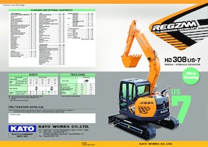 Pásová rypadla Kato HD308US-7
