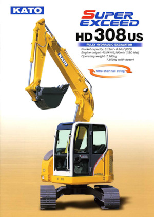 Pásová rypadla Kato HD308US