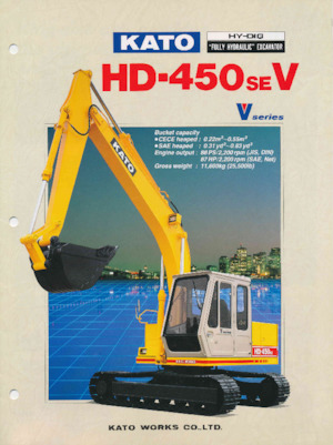 Pásová rypadla Kato HD450SEV