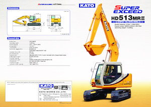 Pásová rypadla Kato HD513MRIII